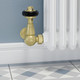 FAR-CR-UB-LS04 - Faringdon Traditional Thermostatic Radiator Valve - Unlacquered Brass (Corner TRV) FAR-CR-UB-LS04 - Faringdon Traditional Thermostatic Radiator Valve - Unlacquered Brass (Corner TRV)